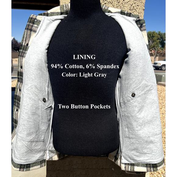 Blank NYC Mens Oversize 30% Wool Plaid Jacket Size M - Picture 3 of 7